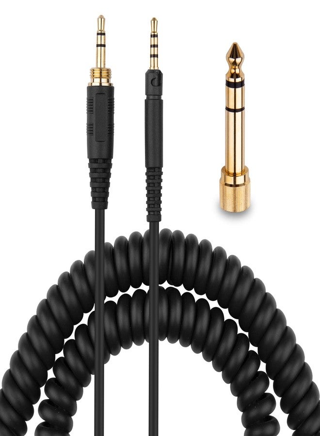 weishan HD598 Cable Coiled Aux Cord Replacement for Sennheiser HD598 Cs HD599 HD569 HD579 HD558 HD518 Headphone Audio Cable with 6.35mm Adapter 4 to 12ft Long - Image 1